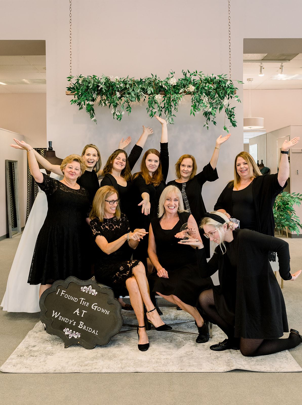Wendy's Bridal Store Best of Columbus Weddings 2020 award