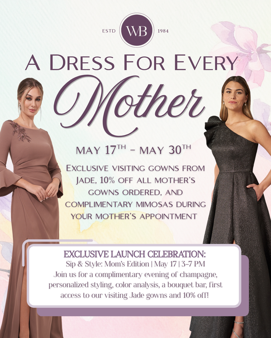 Why Moms Shouldn’t Wait to Shop for Their Dress (Especially for 2026 Weddings) Image