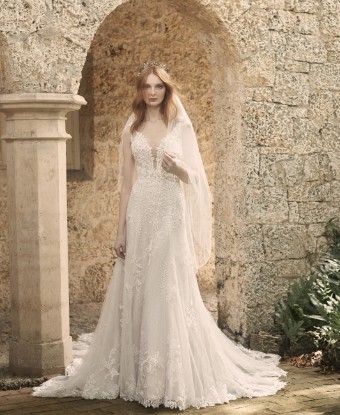 Maggie Sottero Style No. JOHANNA 21MS349 #2 Ivory/Blush thumbnail