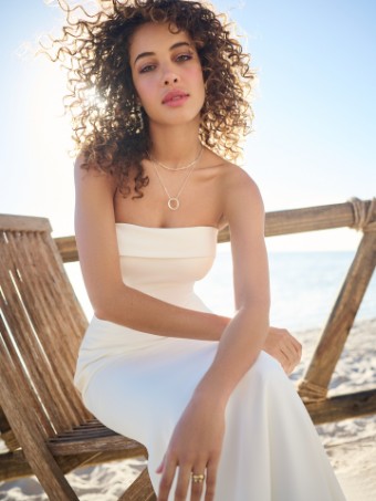 Rebecca Ingram Style No. Francine 23RB645A01 #1 All Ivory thumbnail