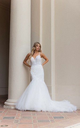 Stella York Style No. 7840-IV #0 default (IVBC-PL) IVR EMBROIDERY TULLE & BSC REGAL ORG OV BSC GOWN W PLN PLNG thumbnail