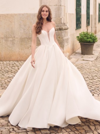 Maggie Sottero Style No. DERRICK 23MS723A01 #0 default Ivory (gown with Natural Illusion) thumbnail