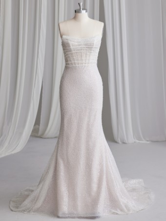 Maggie Sottero Style No. DREW 23MB724A01 #3 Ivory over Blush (gown with Ivory Illusion) thumbnail