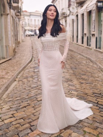 Maggie Sottero Style No. DREW 23MB724A01 #0 default Ivory over Blush (gown with Ivory Illusion) thumbnail