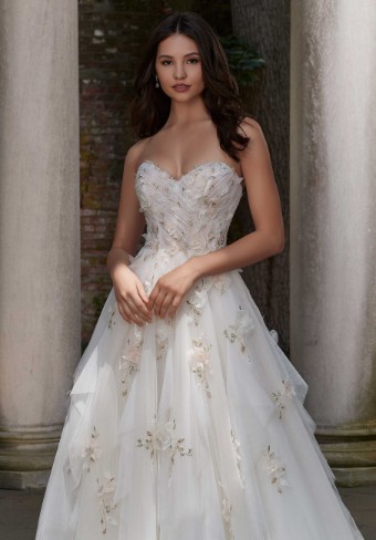 Morilee Style No. 4151 Petal #1 Ivory/Honey Ivory/Prosecco/Honey/Champagne Multi thumbnail