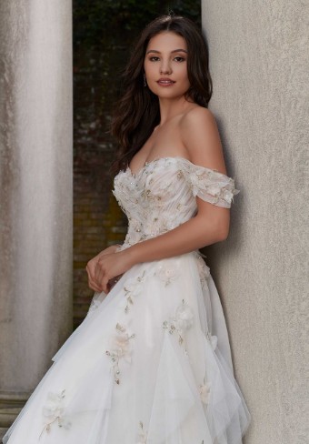 Morilee Style No. 4151 Petal #3 Ivory/Honey Ivory/Prosecco/Honey/Champagne Multi thumbnail
