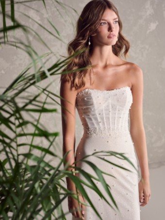 Maggie Sottero Style No. DREW MARIE 23MB724B01 #0 default Ivory (gown with Ivory Illusion) thumbnail