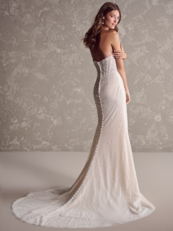 Maggie Sottero Style No. DREW MARIE 23MB724B01 #2 Ivory (gown with Ivory Illusion) thumbnail