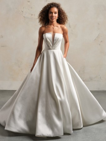 Maggie Sottero Style No. AMBER ROSE 23MB625A03 #0 default Ivory (gown with Natural Illusion) thumbnail