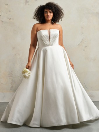 Maggie Sottero Style No. AMBER ROSE 23MB625A03 #1 Ivory (gown with Natural Illusion) thumbnail