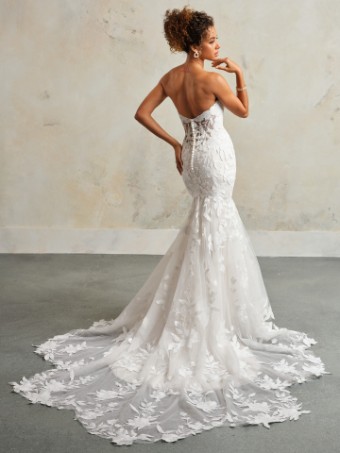 Maggie Sottero Style No. BRIDGET (24MS731A01 - sparkle tulle 1) #4 All Ivory (gown with Ivory Illusion) Ivory over Soft Blush (gown with Natural Illusion) thumbnail