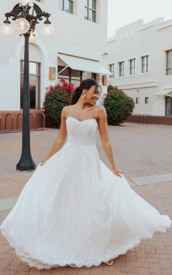 Stella York Style No. 7971ZZ #1 (IV-IV) Ivory Lace Tulle and Regal Organza over Ivory Gown thumbnail