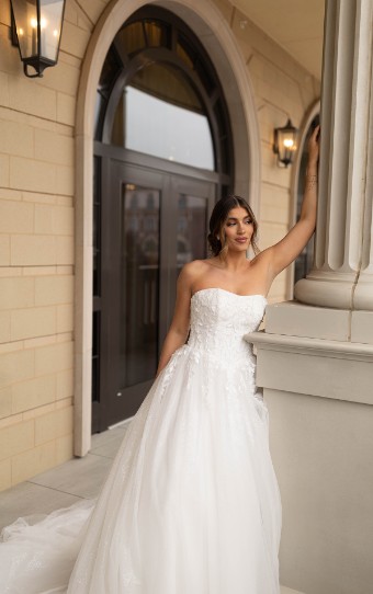 Stella York Style No. 7974IQ #0 default (IV-IV) Ivory Lace and Tulle over Ivory Gown thumbnail