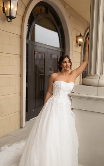 Stella York Style No. 7974IQ #5 (IV-IV) Ivory Lace and Tulle over Ivory Gown thumbnail