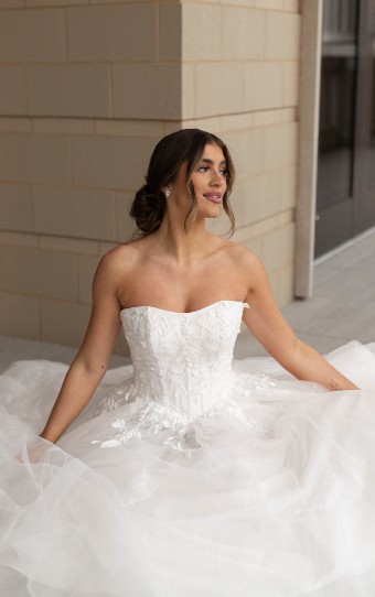 Stella York Style No. 7974IQ #2 (IV-IV) Ivory Lace and Tulle over Ivory Gown thumbnail