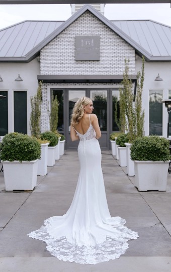 Stella York Style No. 7868CR #1 (IV-PI) IVORY LACE OVER PURE IVORY GOWN thumbnail