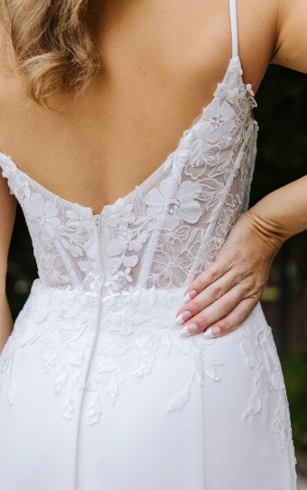 Stella York Style No. 7868CR #3 default (IV-PI) IVORY LACE OVER PURE IVORY GOWN thumbnail