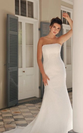 Essense of Australia Style No. D4182IV #0 default (IV-IV) IVORY BEADED TULLE OVER IVORY GOWN thumbnail