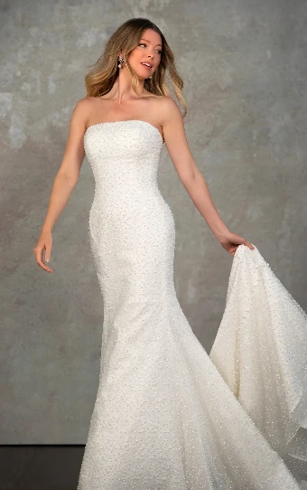 Essense of Australia Style No. D4182IV #9 (IV-IV) IVORY BEADED TULLE OVER IVORY GOWN thumbnail
