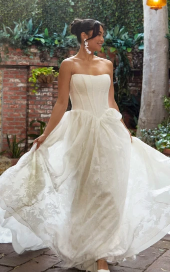 Essense of Australia Style No. D4158ZZ #9 (IVQ) IVORY JACQUARD thumbnail