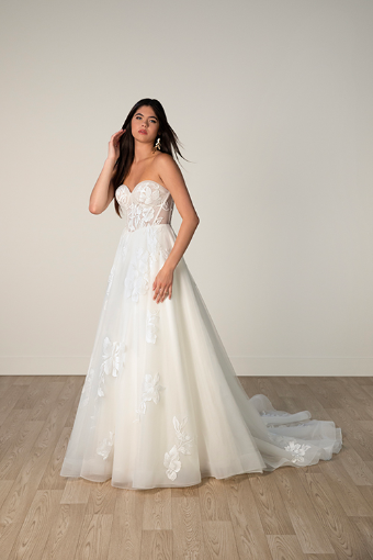 Stella York Style No. 7975ZZ #2 (IV-IV) Ivory Lace Tulle & Royal Organza over Ivory Gown thumbnail