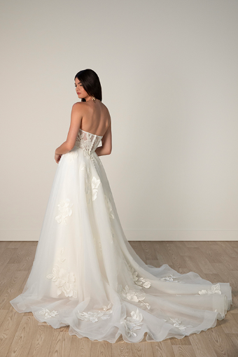 Stella York Style No. 7975ZZ #3 (IV-IV) Ivory Lace Tulle & Royal Organza over Ivory Gown thumbnail