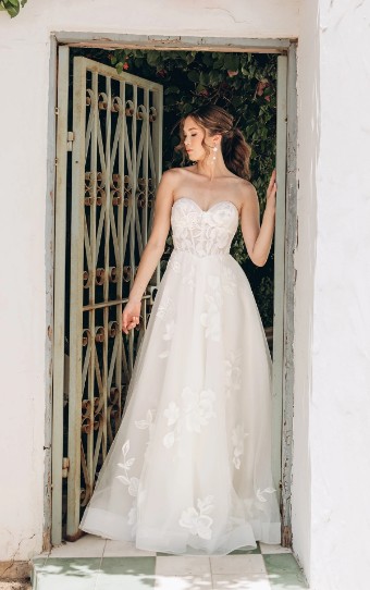 Stella York Style No. 7975ZZ #0 default (IV-IV) Ivory Lace Tulle & Royal Organza over Ivory Gown thumbnail