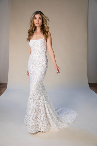 All Who Wander Style No. ADDY-ZZ #2 default (IV-IVR) Ivory Lace and Tulle over Ivory Gown thumbnail