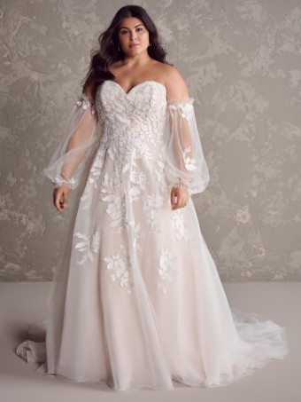 Rebecca Ingram Style No. RUBY (24RS186A01 - Unlined bodice) #2 All Ivory thumbnail