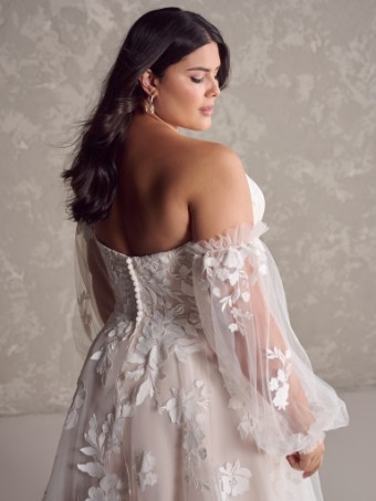 Rebecca Ingram Style No. RUBY (24RS186A01 - Unlined bodice) #3 All Ivory thumbnail
