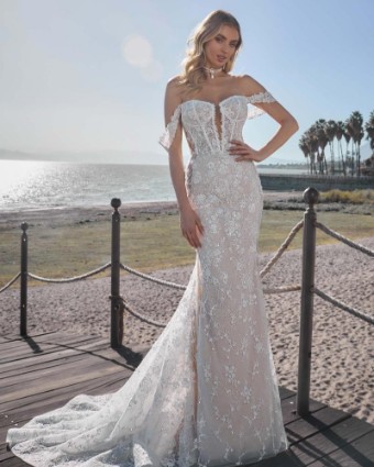 L'Amour by Calla Blanche Style No. LA24232 | ADRIANA #0 default Ivory/Light Nude thumbnail