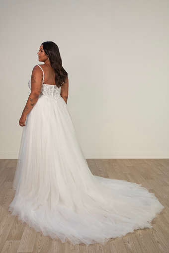 Stella York Style No. 8042IQ #1 (IV-IV) Ivory Lace and Tulle over Ivory Gown thumbnail
