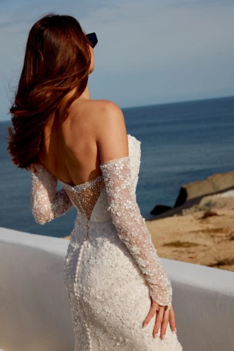 Adore by Justin Alexander Style No. Vivienne 11374SD #3 Ivory/Latte thumbnail