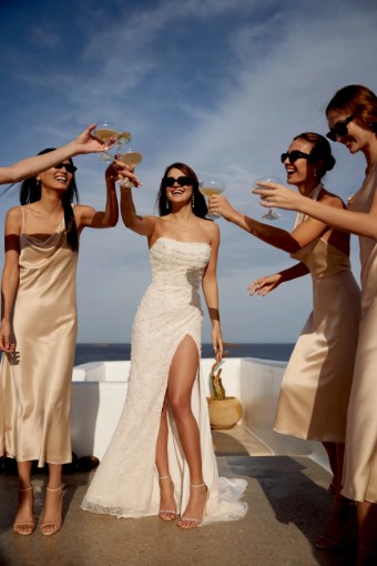 Adore by Justin Alexander Style No. Vivienne 11374SD #4 Ivory/Latte thumbnail