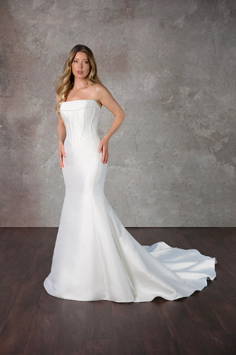 Essense of Australia Style No. D4149ZZ | W/ OVERSKIRT #2 (IVQ) IVORY JACQUARD thumbnail
