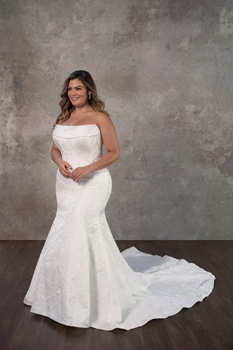 Essense of Australia Style No. D4149ZZ | W/ OVERSKIRT #4 default (IVQ) IVORY JACQUARD thumbnail