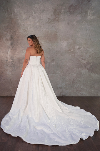 Essense of Australia Style No. D4149ZZ | W/ OVERSKIRT #3 (IVQ) IVORY JACQUARD thumbnail