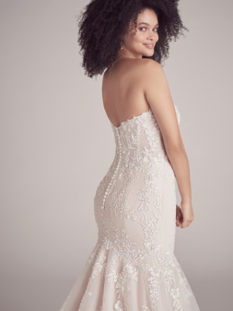 Maggie Sottero Style No. LENNON (22MC913A01 - Plunging Neckline) #2 Ivory/Pewter Accent over Blush (gown with Natural Illusion) thumbnail