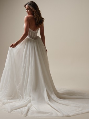 Maggie Sottero Style No. EVAN (25MC317B01 - No Keyhole) #4 Ivory (gown with Natural Illusion) thumbnail