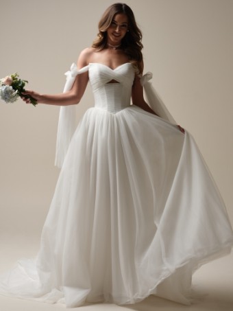Maggie Sottero Style No. EVAN (25MC317B01 - No Keyhole) #0 default Ivory (gown with Natural Illusion) thumbnail