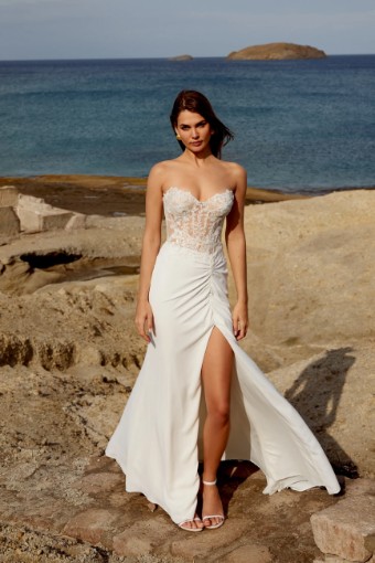 Adore by Justin Alexander Style No. Chantal 11368 #1 Ivory/Latte thumbnail