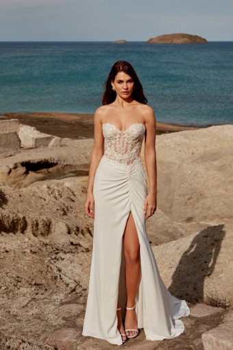 Adore by Justin Alexander Style No. Chantal 11368 #0 default Ivory/Latte thumbnail