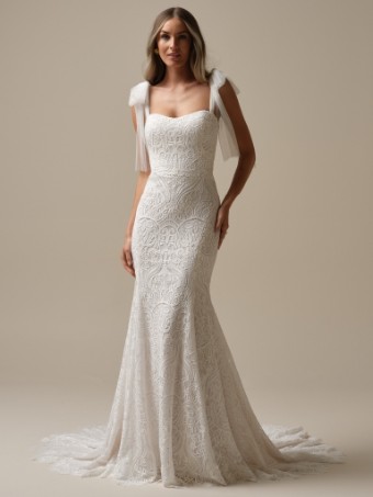 Rebecca Ingram Style No. BERKELEY (25RK285A01) #4 Ivory over Pearl (gown with Natural Illusion) thumbnail
