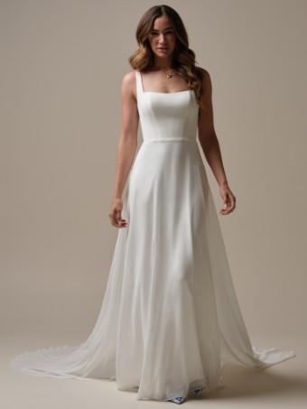 Rebecca Ingram Style No. OLIVIANNA (25RS309A11 - Basque waist) #4 default All Ivory thumbnail