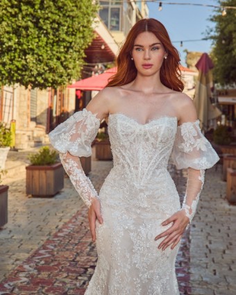 L'Amour by Calla Blanche Style No. LA25118 Maggie #5 default Ivory/Ivory thumbnail