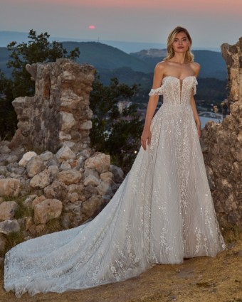 L'Amour by Calla Blanche Style No. LA25125 Zoryana #2 Ivory/Skin thumbnail