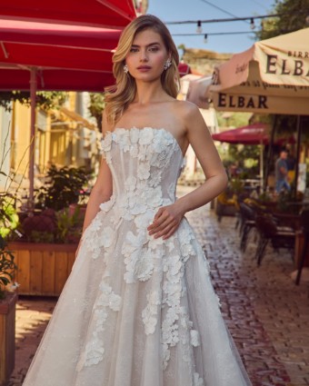 L'Amour by Calla Blanche Style No. LA25105 Pelagia #4 Ivory/Light Nude thumbnail