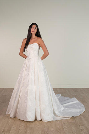 Stella York Style No. SY8084ZZ #2 (IVR) Ivory (PIQ) PURE IVORY JACQUARD thumbnail
