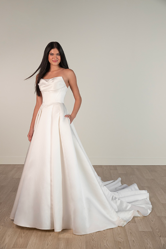 Stella York Style No. SY8084ZZ #1 (IVR) Ivory (PIQ) PURE IVORY JACQUARD thumbnail