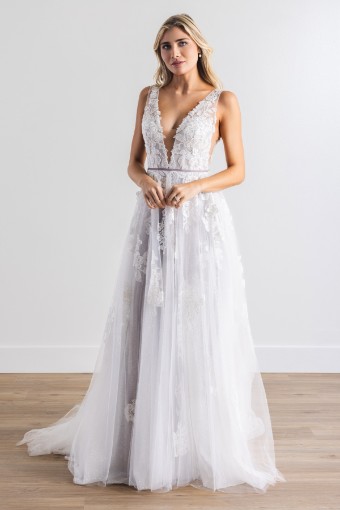 Watters Style No. JULIANA - 14735 #0 default Ivory-Lavender thumbnail